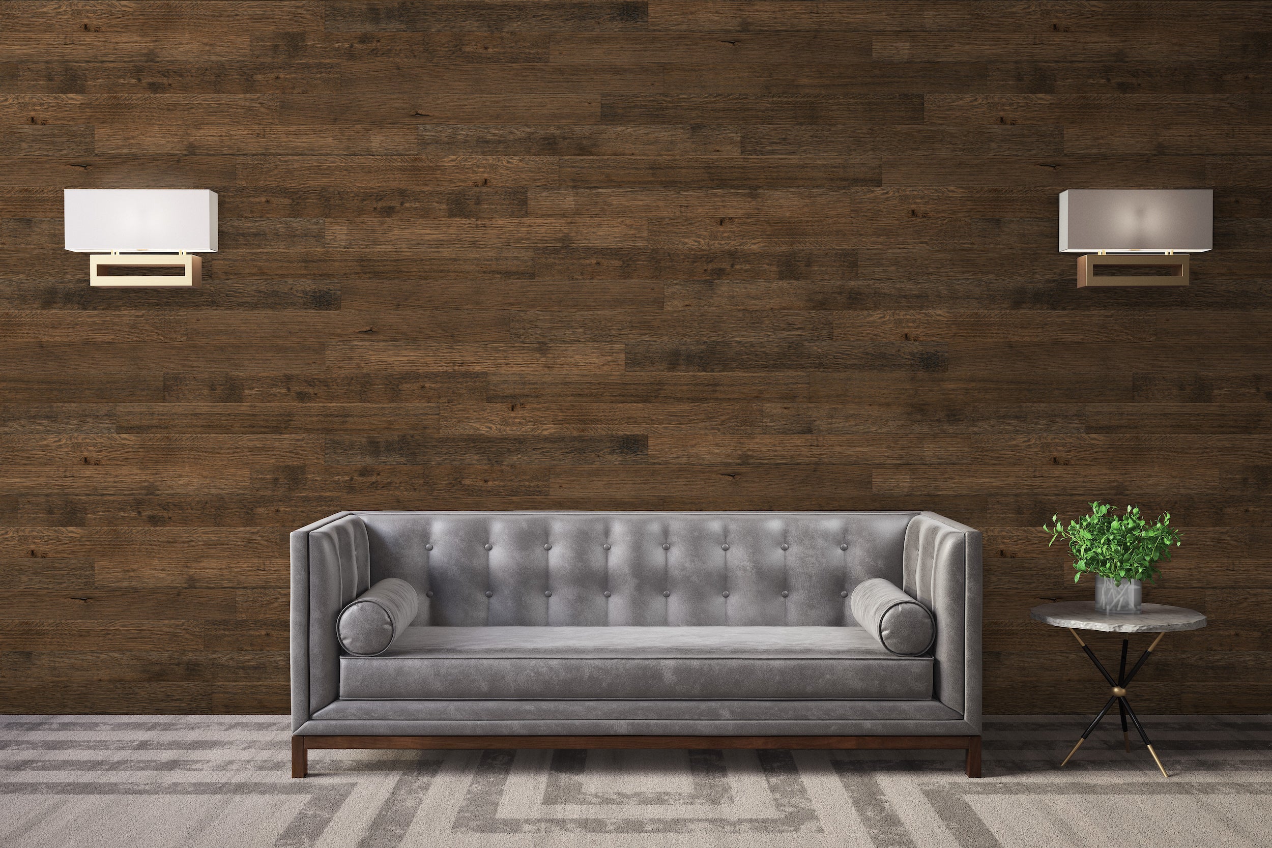 Carbon-Colored Wooden Panels | Architectural Wood Planks